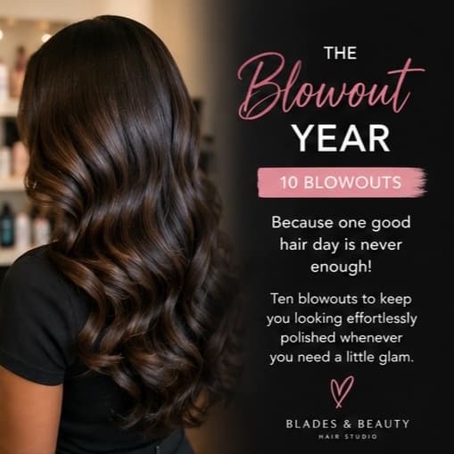 The Blowout Year at Blades & Beauty LLC in College Park, MD